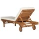 Safavieh Outdoor Living Newport Brown/ Beige Cart-Wheel Adjustable Chaise Lounge Chair - 27.6" x 78.7" x 14.2" - Thumbnail 7