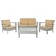 Shop Safavieh Outdoor Living Grey/ Beige Piscataway Patio ... Shop Safavieh Outdoor Living Grey/ Beige Piscataway Patio ... on Safavieh Outdoor Living Granton 5 Pc Living Set id=13318