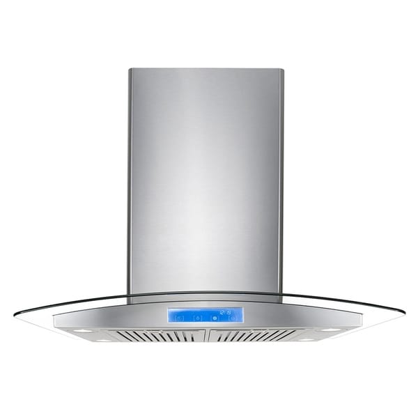 Cosmo 30-inch Range Hood 900 CFM Ducted Island Mount Stainless Steel - STAINLESS STEEL