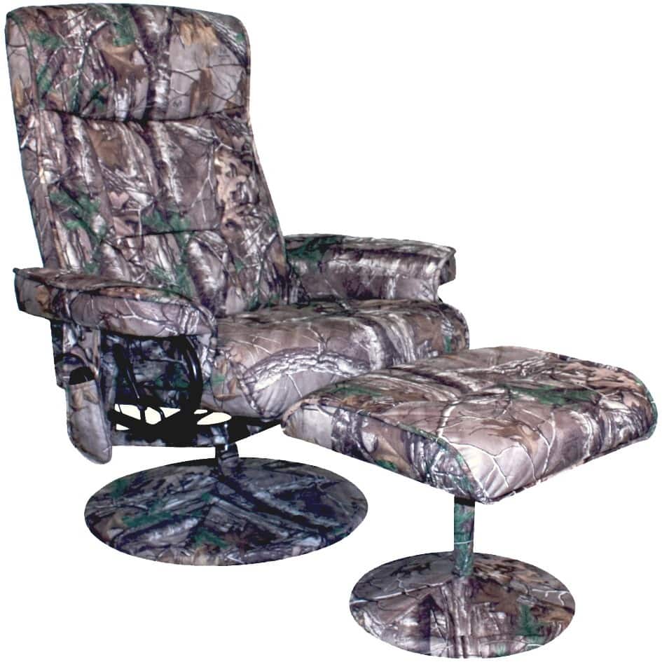 Realtree© Relaxzen 8 Motor Massage Recliner with Heat