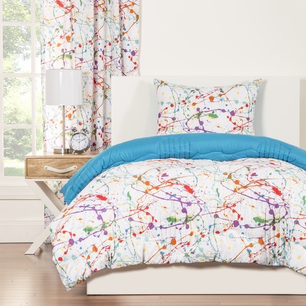 Crayola Splat Brushed Microfiber 3-piece Comforter Set