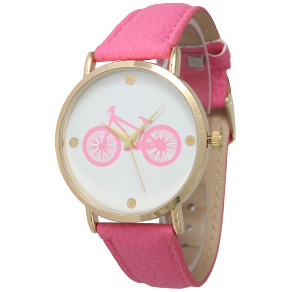 Olivia Pratt Womens In The City Bicycle Leather Watch   17415143