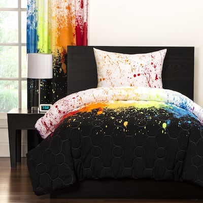 SIScovers Cosmic Burst Brushed Microfiber 3-Piece Comforter Set