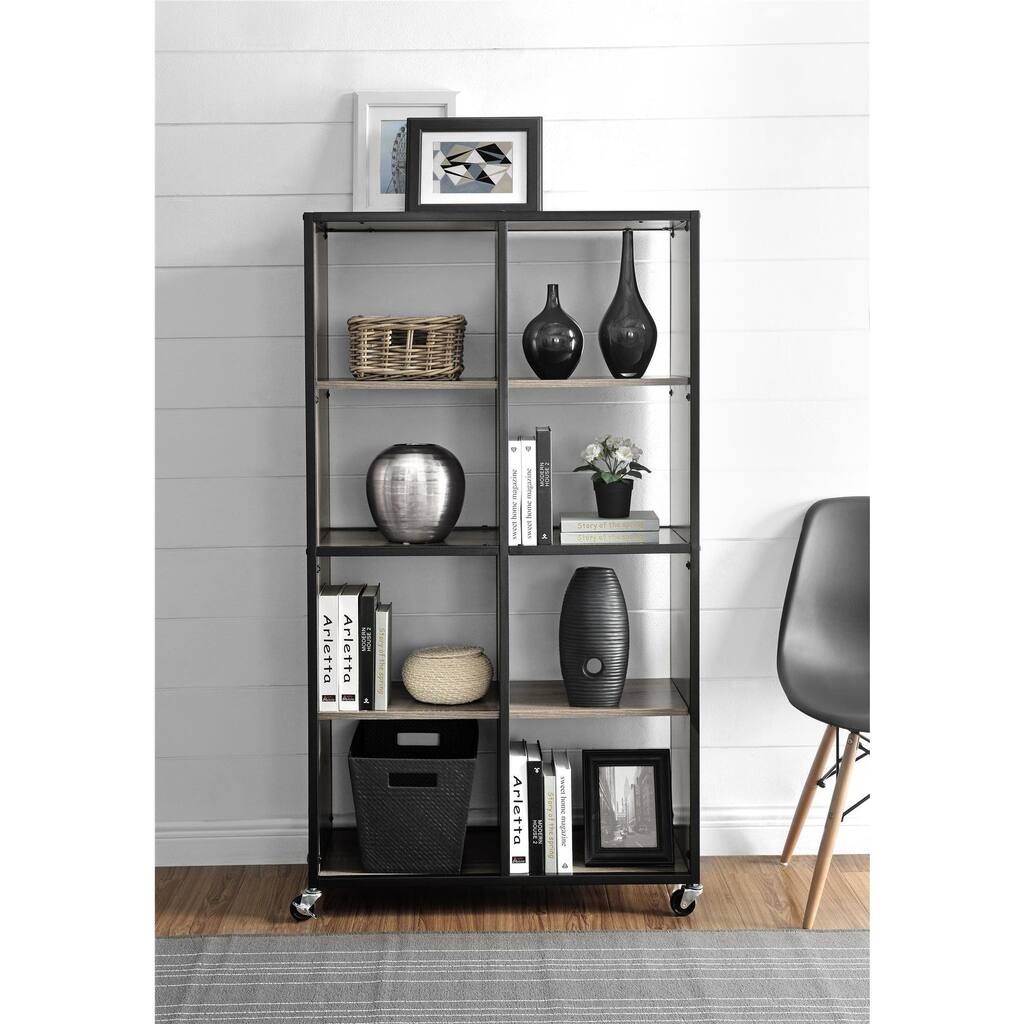Ameriwood Home Mason Ridge Mobile Bookcase/ Room Divider