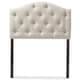 preview thumbnail 5 of 9, Copper Grove Daisy Upholstered Tufton Headboard