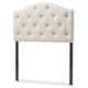 preview thumbnail 9 of 9, Copper Grove Daisy Upholstered Tufton Headboard