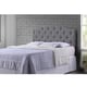 preview thumbnail 3 of 9, Copper Grove Daisy Upholstered Tufton Headboard