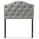 preview thumbnail 7 of 9, Copper Grove Daisy Upholstered Tufton Headboard