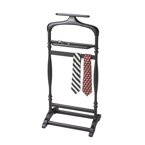 Butler Solid Black Valet Stand Free Shipping Today Overstock 17415620