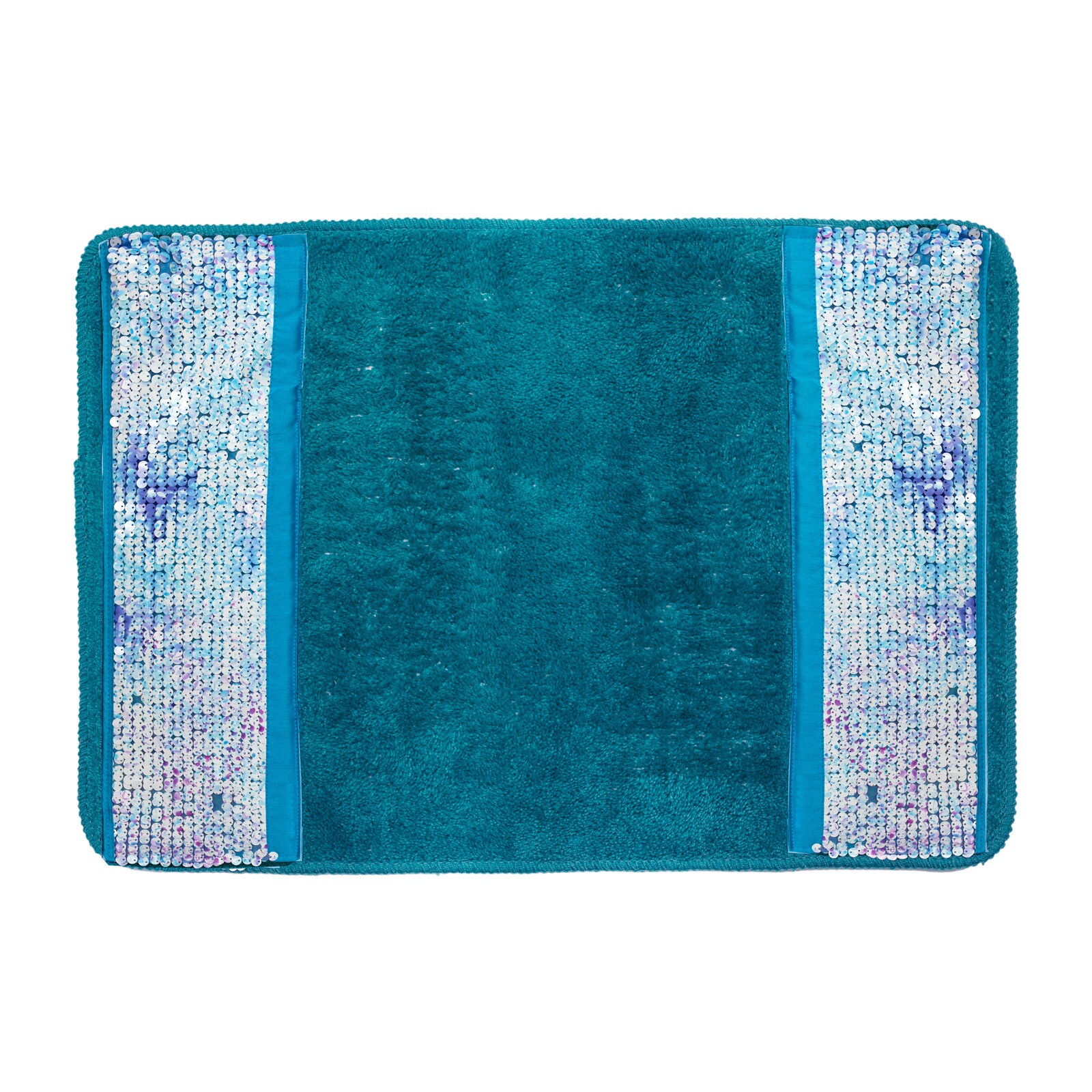 Shop Shimmering Aqua Seashell Bath And Contour Rug Set Or Separates Overstock 10302648