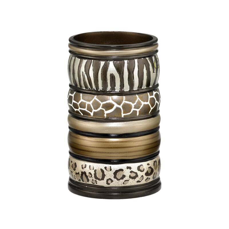 Exotic Animal Print Bath Accessory Collection in 7 Options - Tumbler