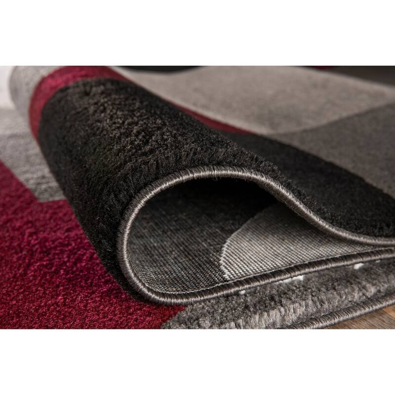 World Rug Gallery Modern Multicolored Geometric Area Rug