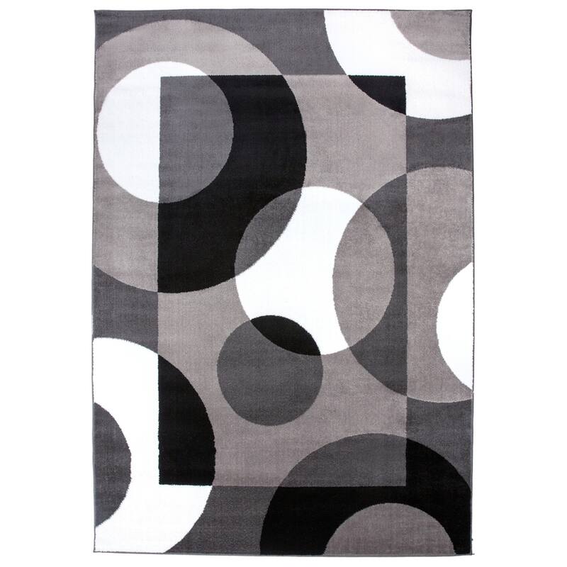 World Rug Gallery Modern Multicolored Geometric Area Rug