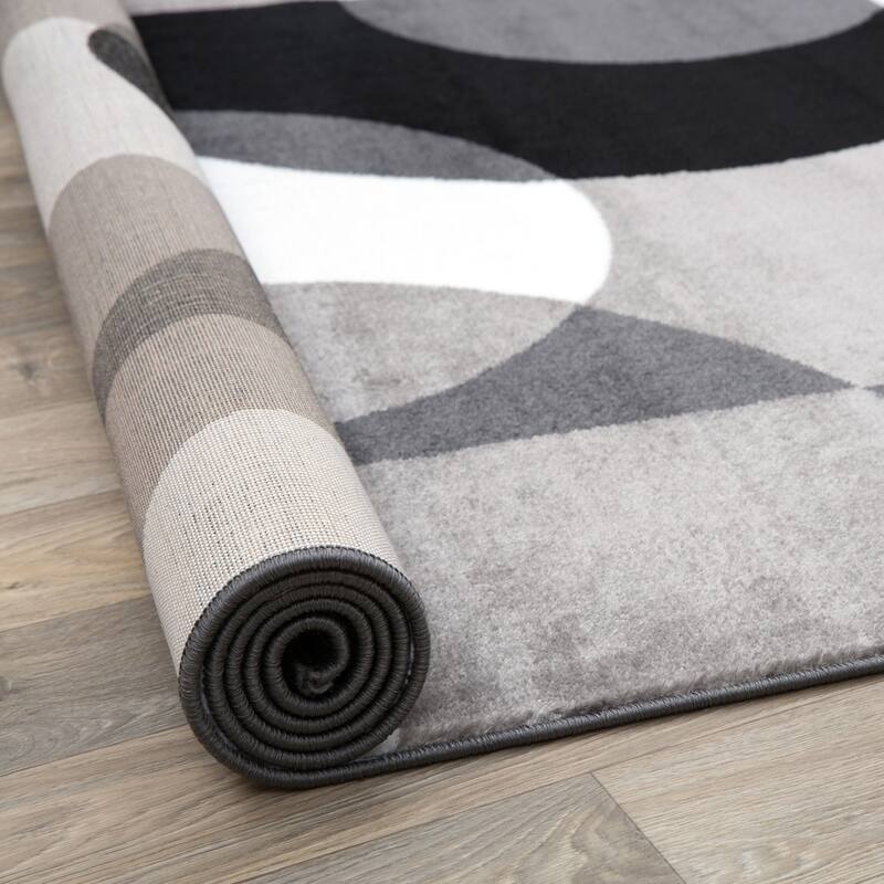 World Rug Gallery Modern Multicolored Geometric Area Rug