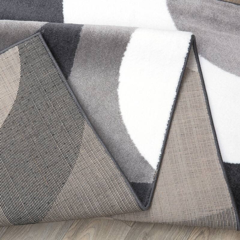 World Rug Gallery Modern Multicolored Geometric Area Rug