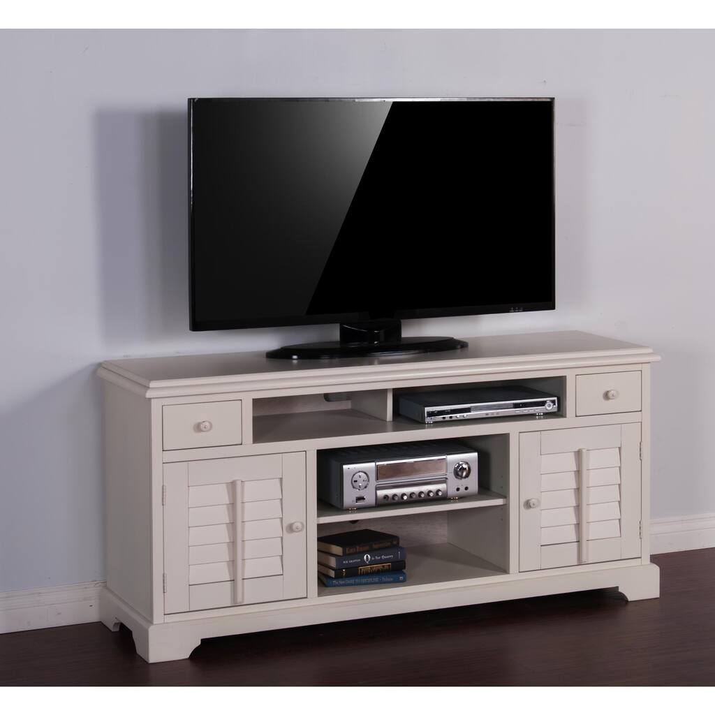 Sunny Designs Vintage White 64" Console