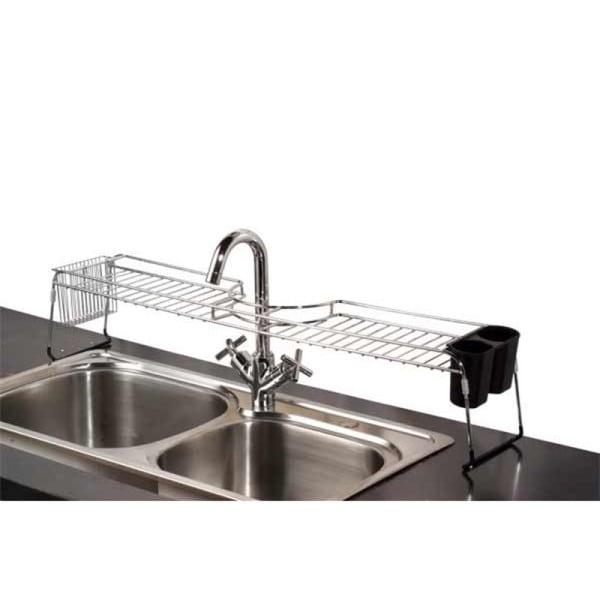 Home Basics Chrome Over The Sink Shelf Home Basics Chrome Over The Sink Shelf