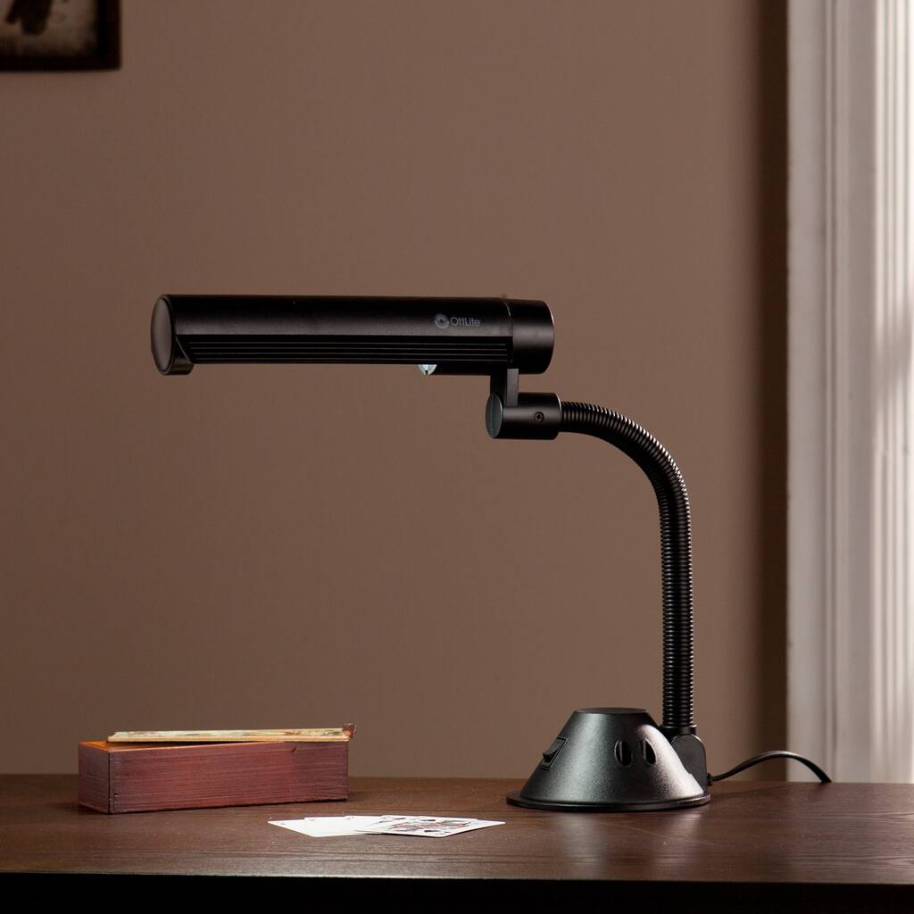 SEI Furniture OttLite Carver Task Table Lamp