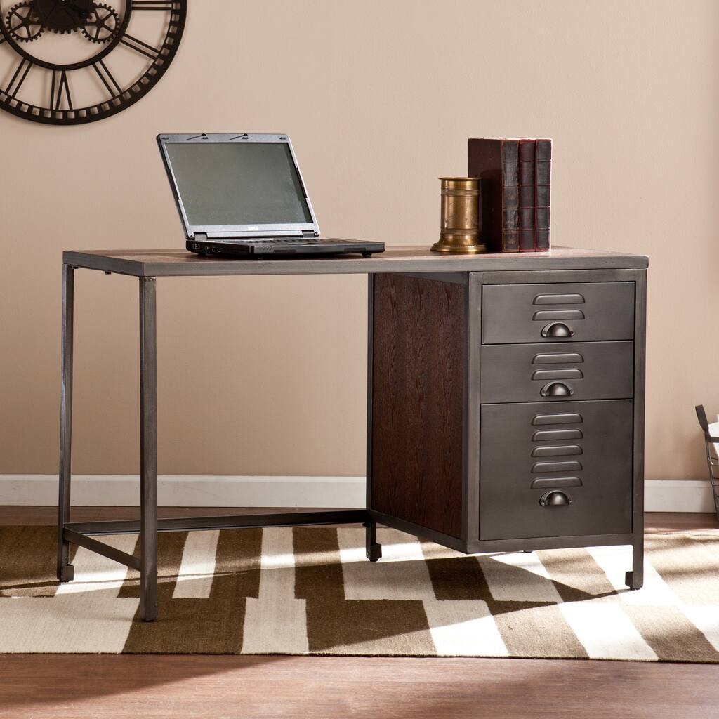 SEI Furniture Priscilla Wood/ Metal File Desk