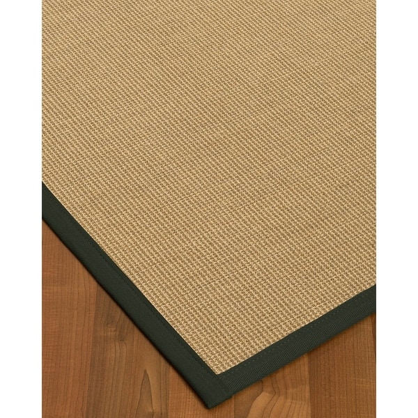Handcrafted Hibiscus Sisal Fossil Rug (5' x 8')
