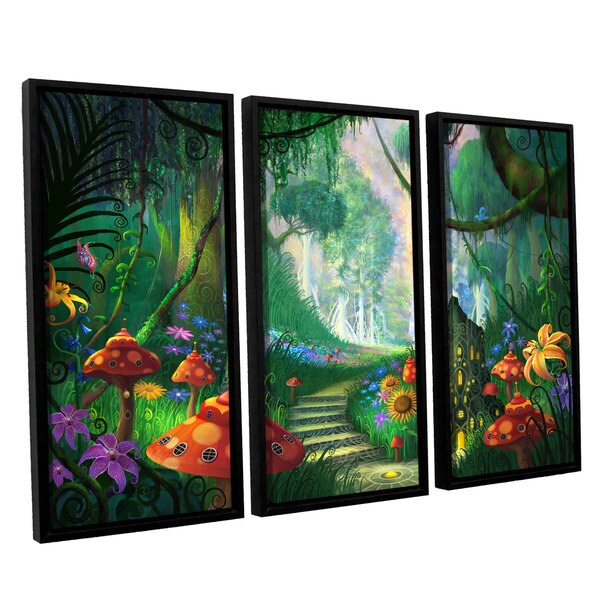 Shop ArtWall Philip Straub 'Hidden Treasure' 3 Piece Floater Framed ...