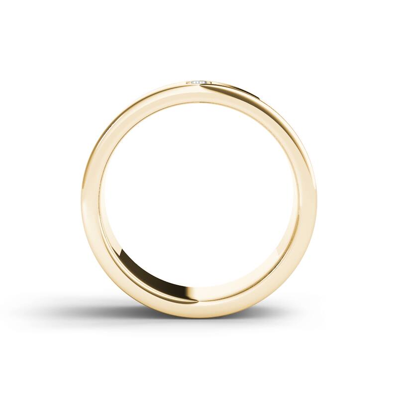De Couer 14k Yellow Gold 1/2ct TDW Diamond Men's Classic Wedding Band