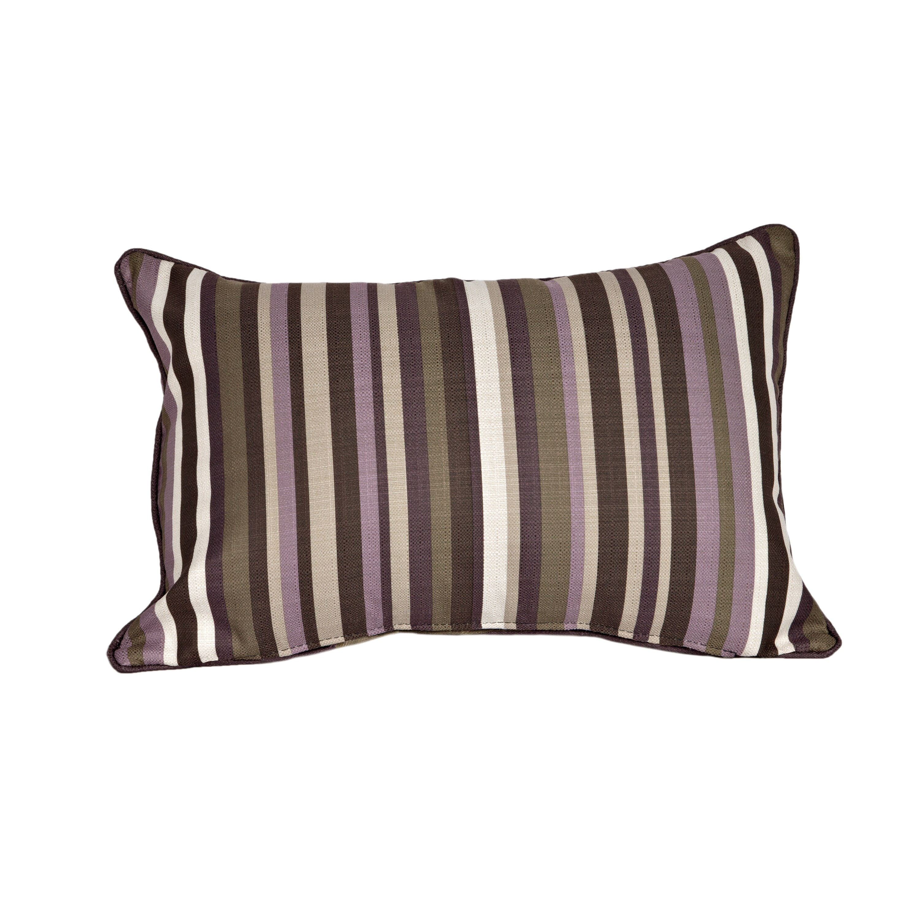 Shop Better Living Purple Stripe 24 Inch Feather Down Accent