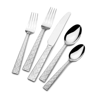 pfaltzgraff everyday mirage frost flatware 45 piece se