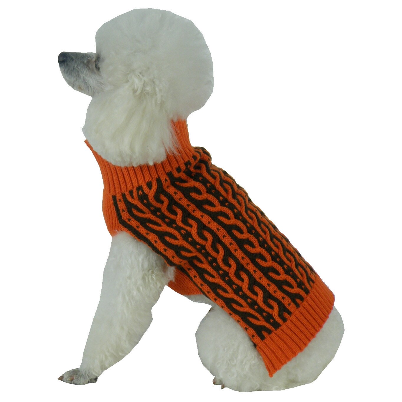orange dog sweater