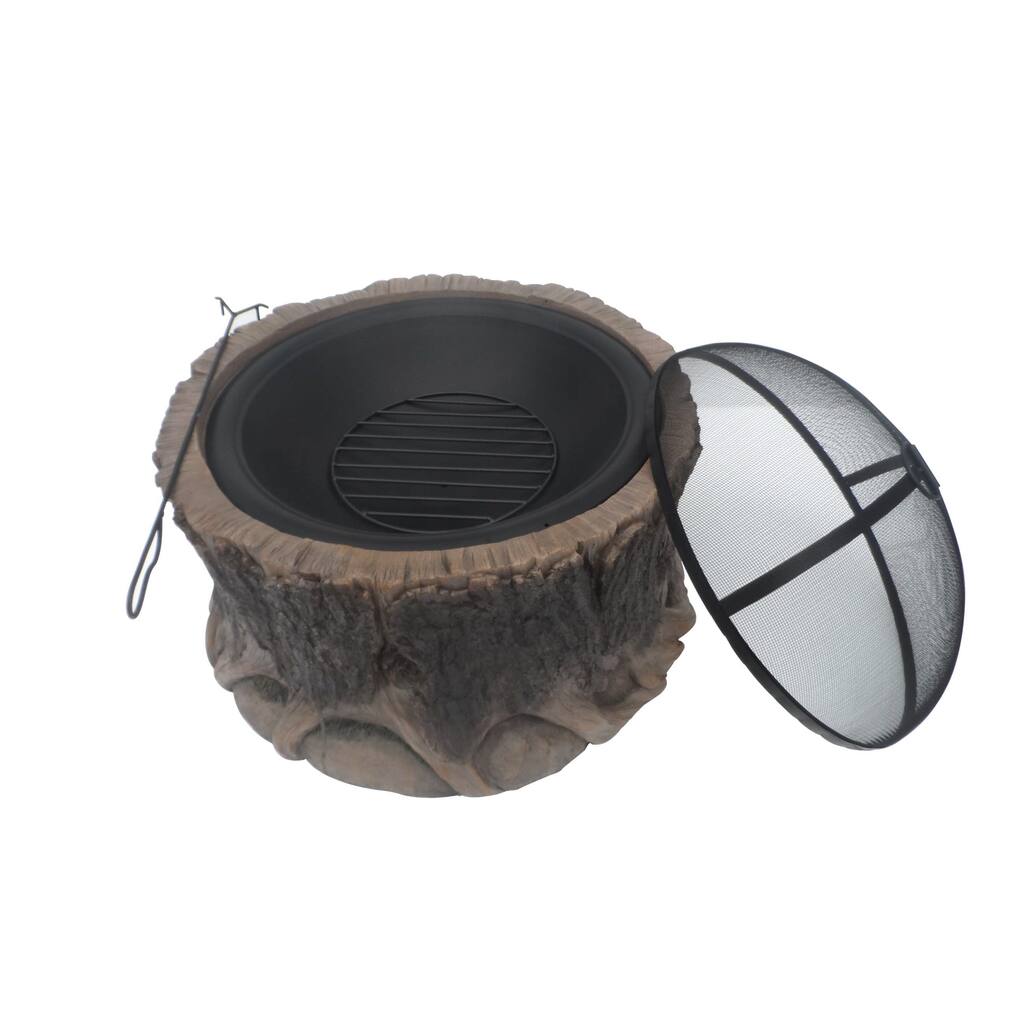 Peaktop Outdoor Garden Old Tree Fire Pit