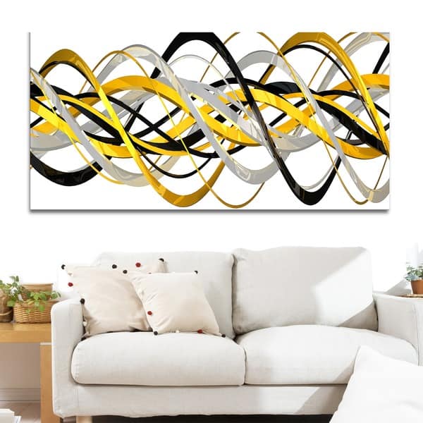 Design Art "Helix Expression" Abstract 40 x 20 Canvas Art Print - On Sale - Bed  Bath & Beyond - 10306047
