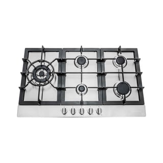Cosmo 850SLTX-E 30-inch Stainless Steel Gas Cooktop, 5 Sealed Burners