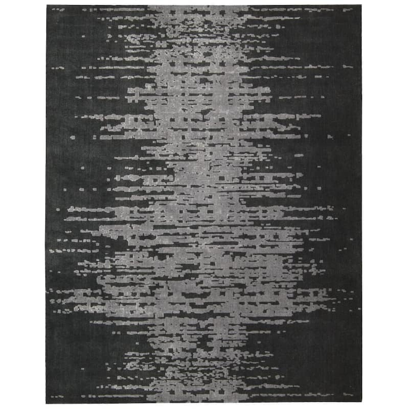 Nourison Twilight Area Rug - 9'9" x 13'9" - Black - Rectangle