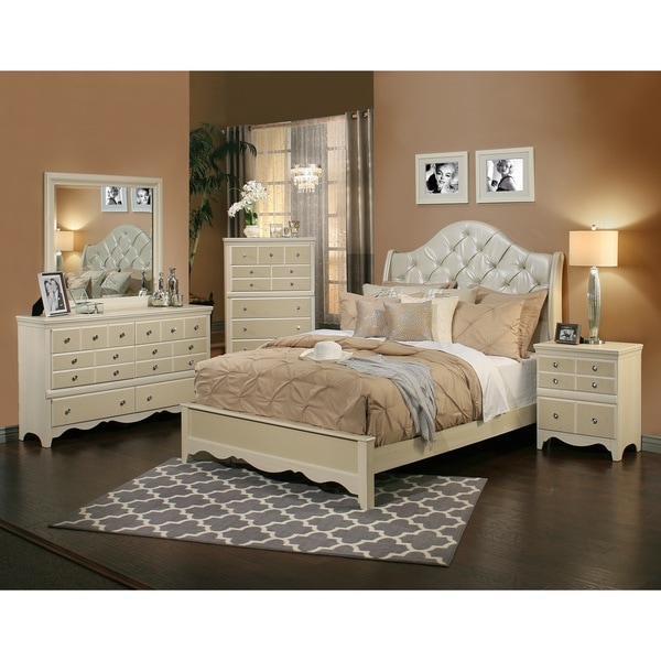 shop sandberg furniture marilyn 4-piece bedroom set - free shipping