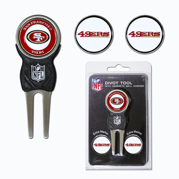 NFL San Francisco 49ers Golf Divot Tool Pack