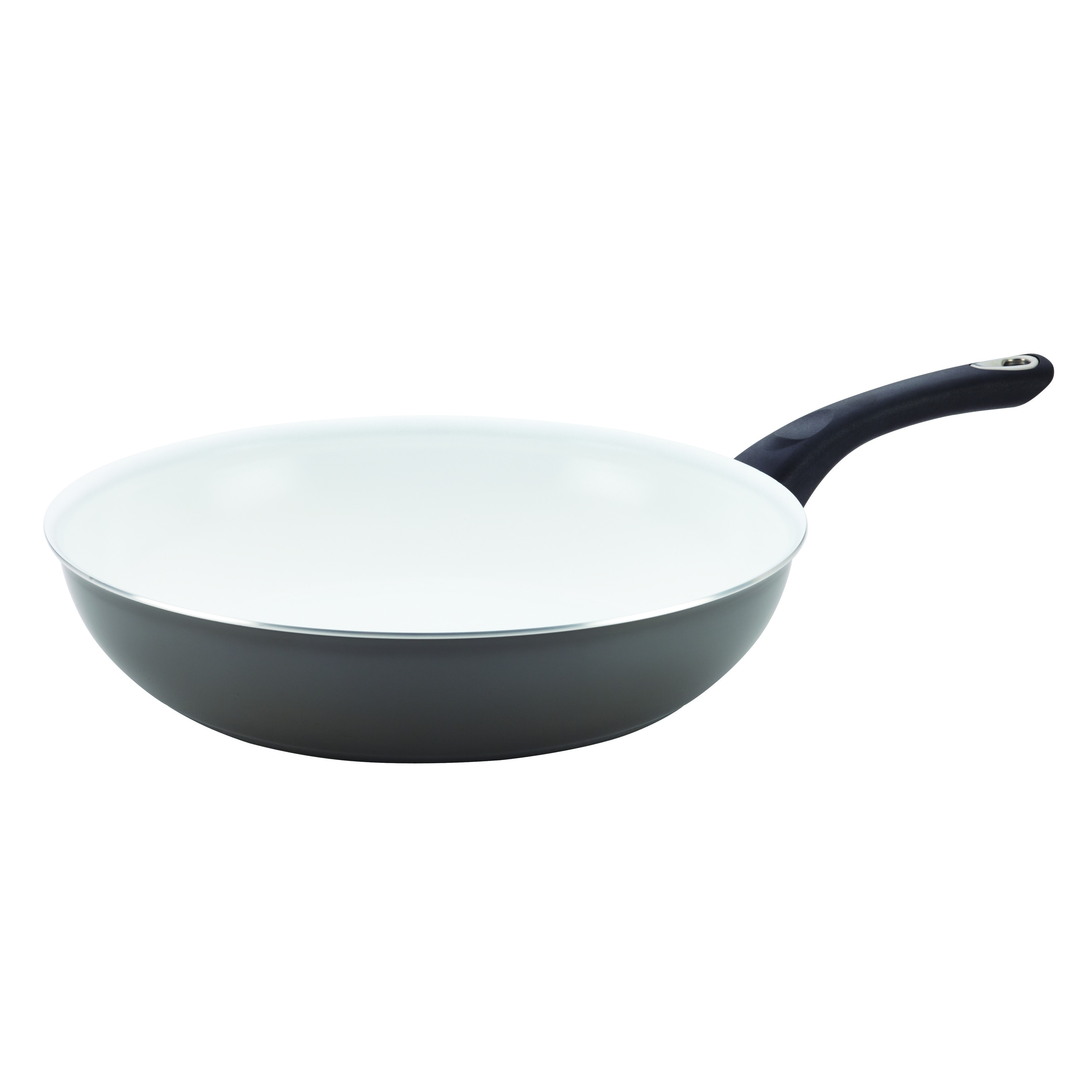 Farberware PURECOOK(tm) Ceramic Nonstick Cookware 12-1/2-Inch Deep Skillet  - Bed Bath & Beyond - 10310005