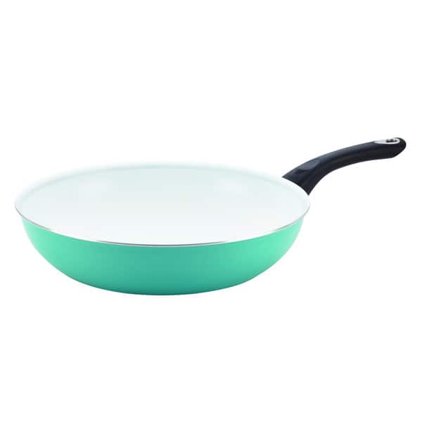 Southern Living by GreenPan Ceramic Nonstick Tri-ply Stainless Steel  12-inch Deep Skillet with Glass Lid