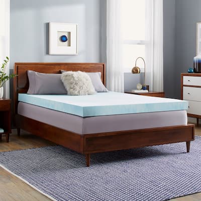 Slumber Solutions 4-inch Gel Memory Foam Mattress Topper