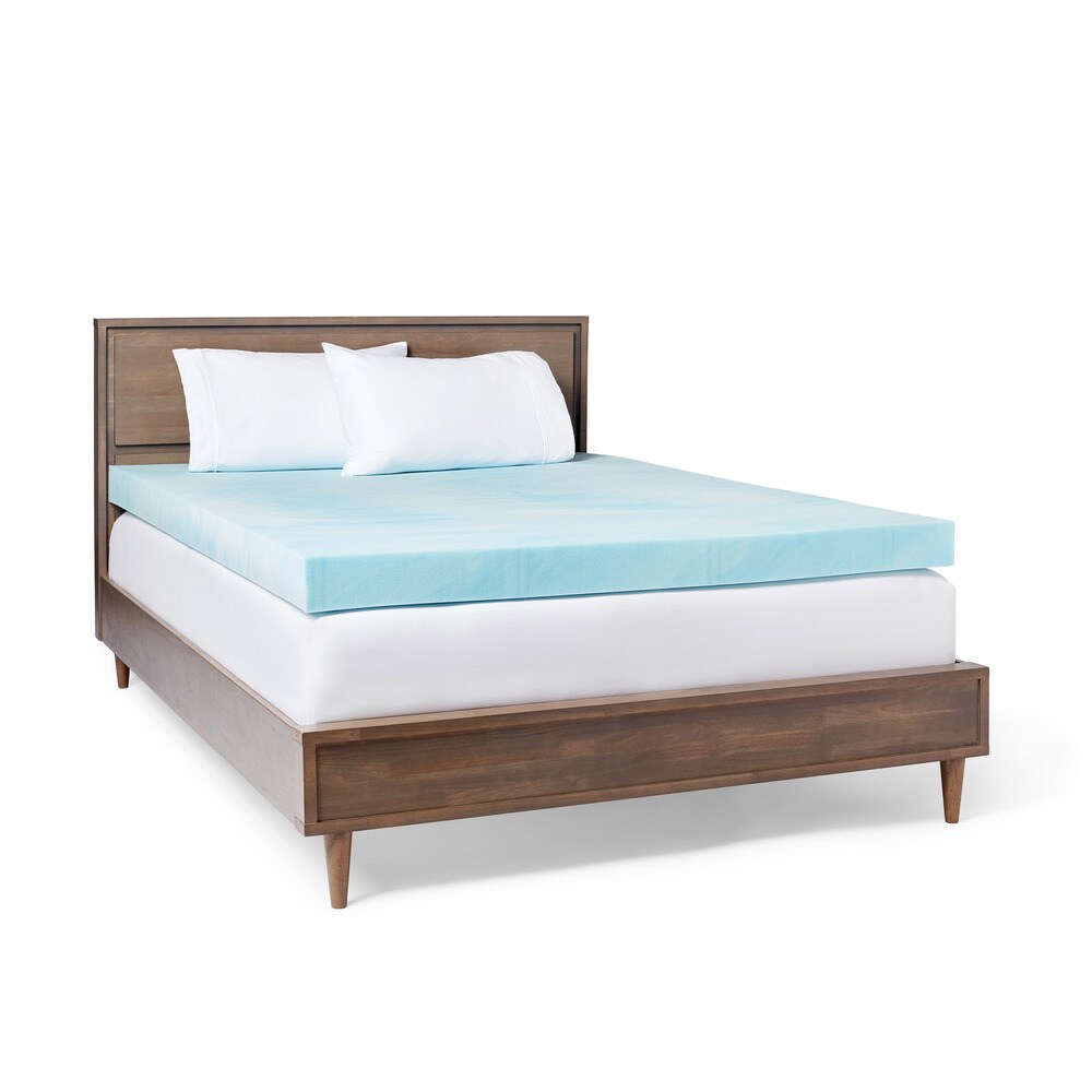 Slumber Solutions 4-inch Gel Memory Foam Mattress Topper On Sale