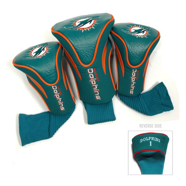 NFL Miami Dolphins Contour Wood Headcover Set