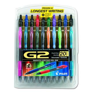 Multi Pilot Office Supplies Discover Our Best Deals At Pilot G2 Premium Retractable Orted Gel Ink Pen Pack Of 20
