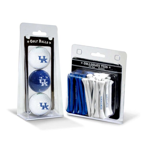 Kentucky Wildcats NCAA Golf Ball and Tee Set