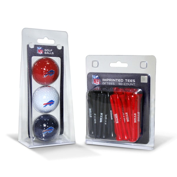 Buffalo Bills NFL Golf Ball and Tee Set