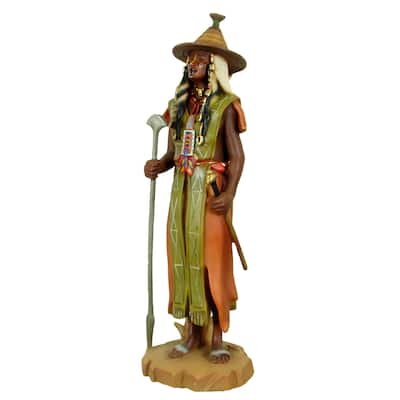 Handmade Peul Warrior Polyresin Figurine (China)