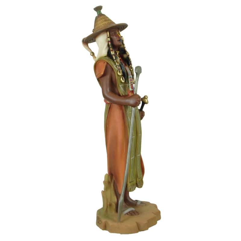 Handmade Peul Warrior Polyresin Figurine (China)