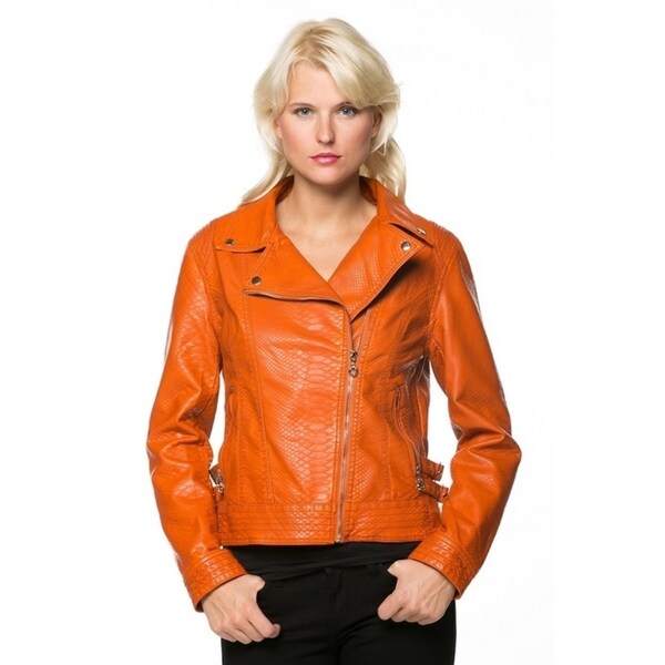 leather zipper jacket