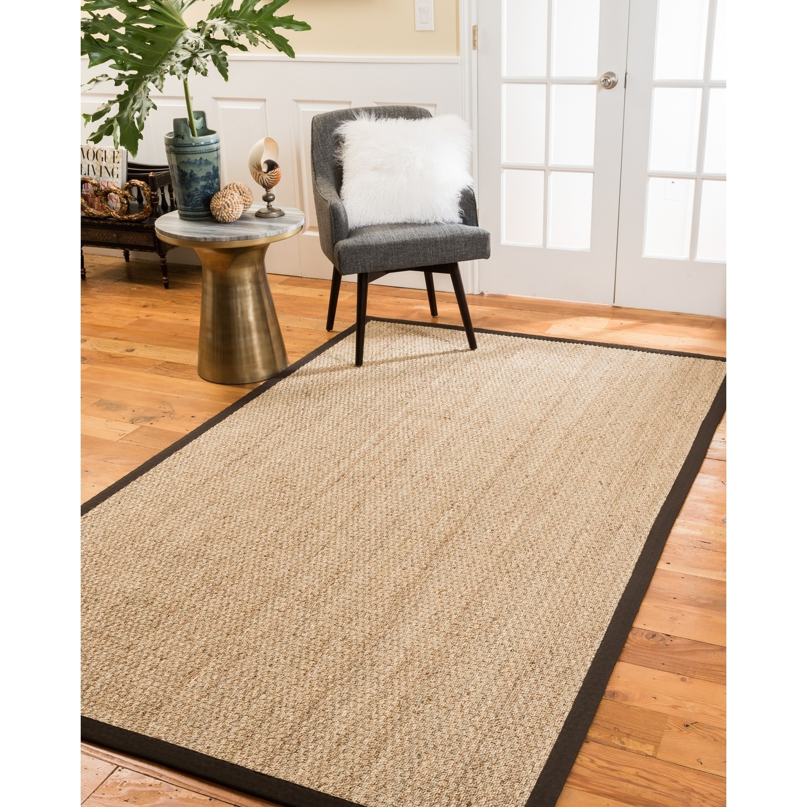 Shop Maritime Mocha Seagrass Rug (8' x 10') Free Shipping Today
