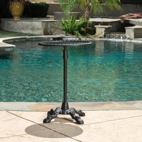 Christopher Knight Home Swivel Coco Cast Aluminum Side Table Christopher Knight Home Swivel Coco Cast Aluminum Side Table