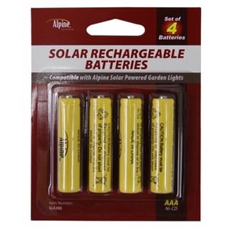 Solar Light AA Ni-CD Rechargable Batteries (10-pack