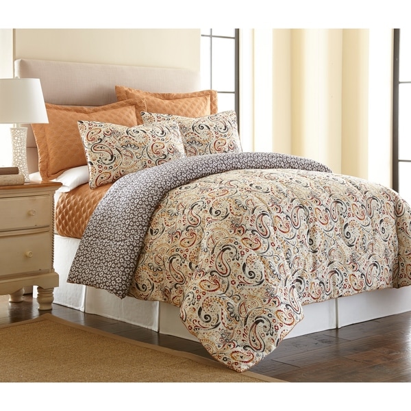 Shop Amrapur Overseas Mavia Reversible 6-piece Comforter Set with Bonus ...